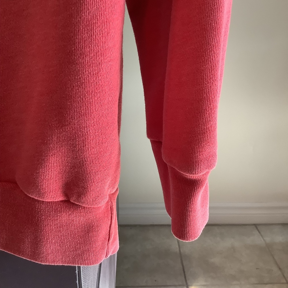 Hollister Coral Red Crewneck Sweatshirt Size S | HCO Logo | Classic Y2K Prep - Picture 6 of 15